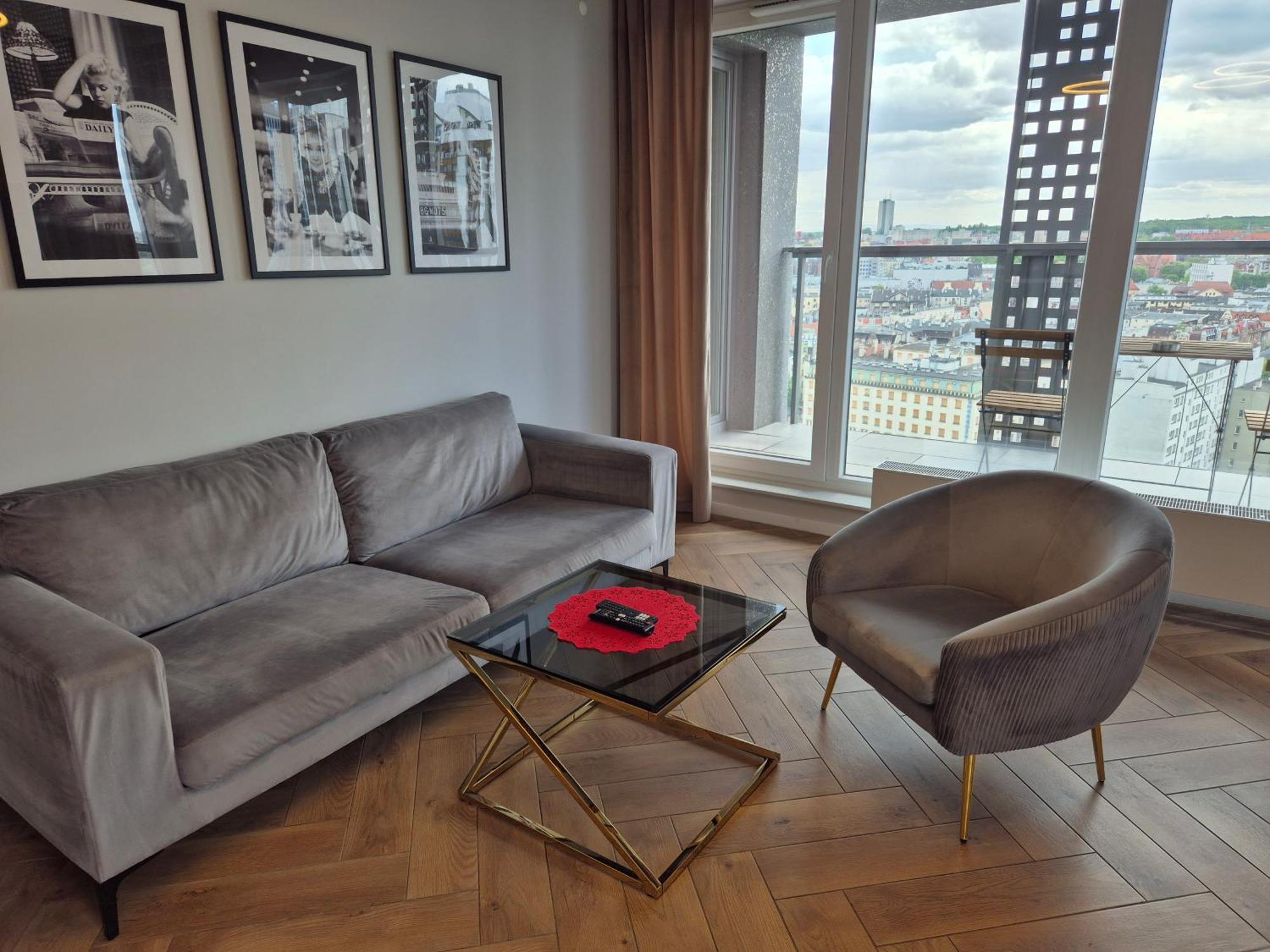 15 Pietro Sokolska 30 Towers Apartments - New - Lux - Parking - Sauna - Gym- And The Best View In 卡托维兹 外观 照片